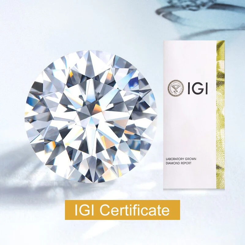 1.02ct Round Lab-Grown IGI certificated Diamond 3 IGI Diamond